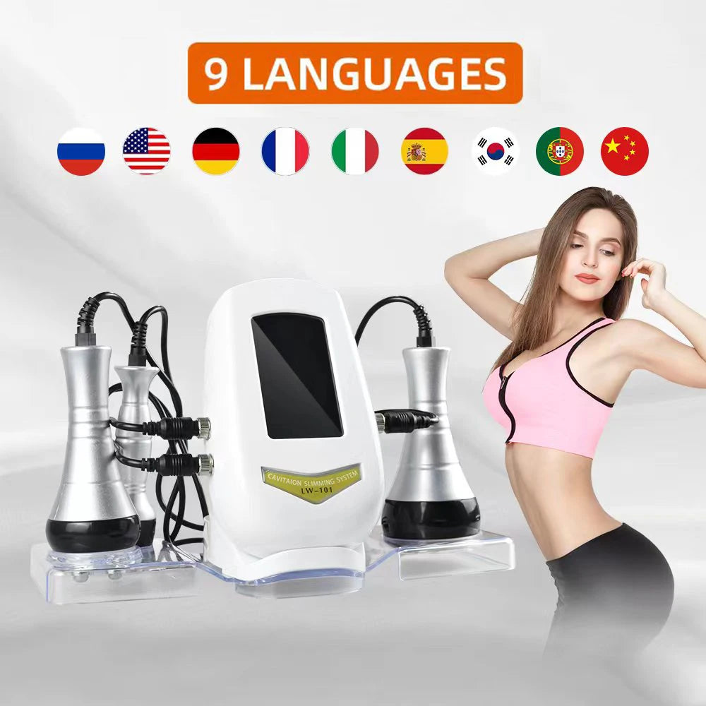 Skinterest 3 in 1 Cavitation Machine for Face and Body
