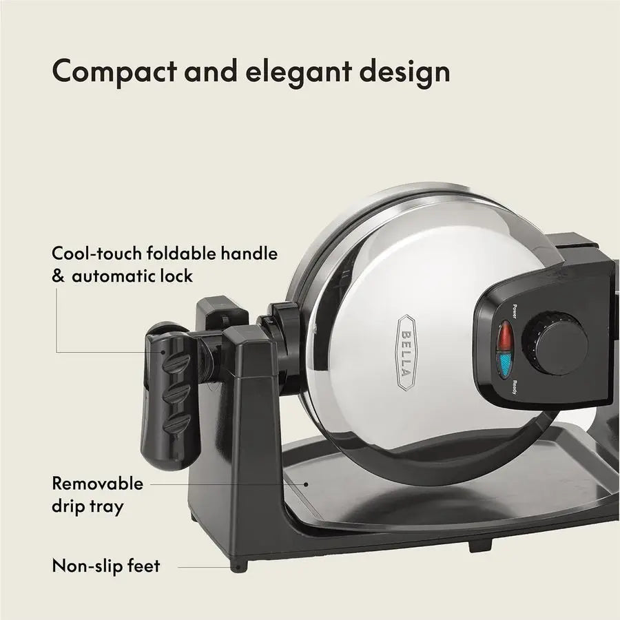Classic Belgian Waffle Maker With Nonstick Plates And Browning Control