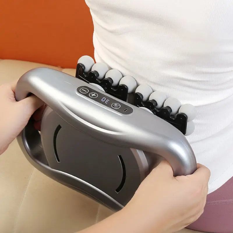 Professional 42-Head Massage Gun With LED Display And 9 Speeds
