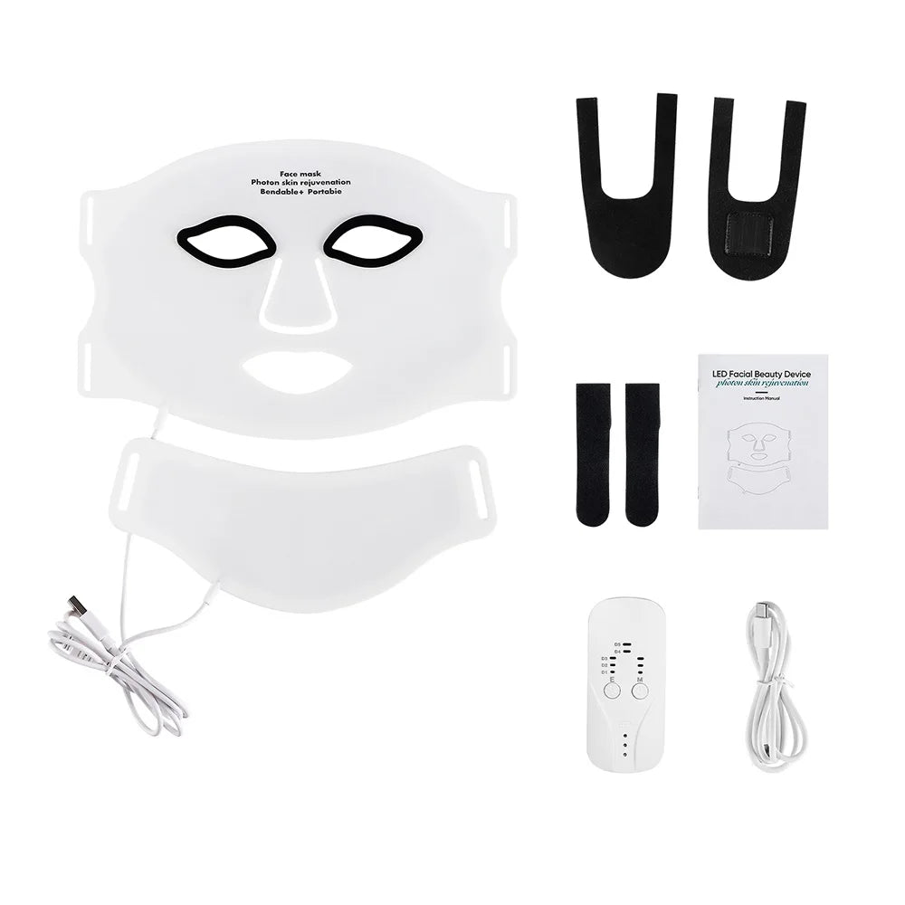 Foreverlily Silicone LED Mask For Face And Neck LED Therapy