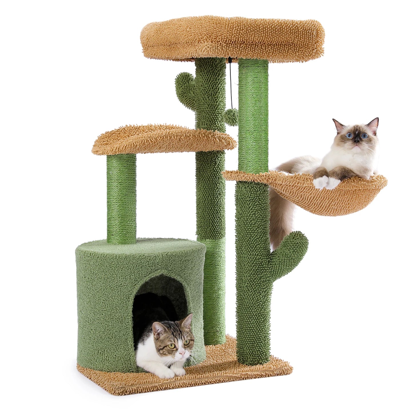 PAWZ Road Cat Tree Cactus Tower Scratching Post Condo Nest