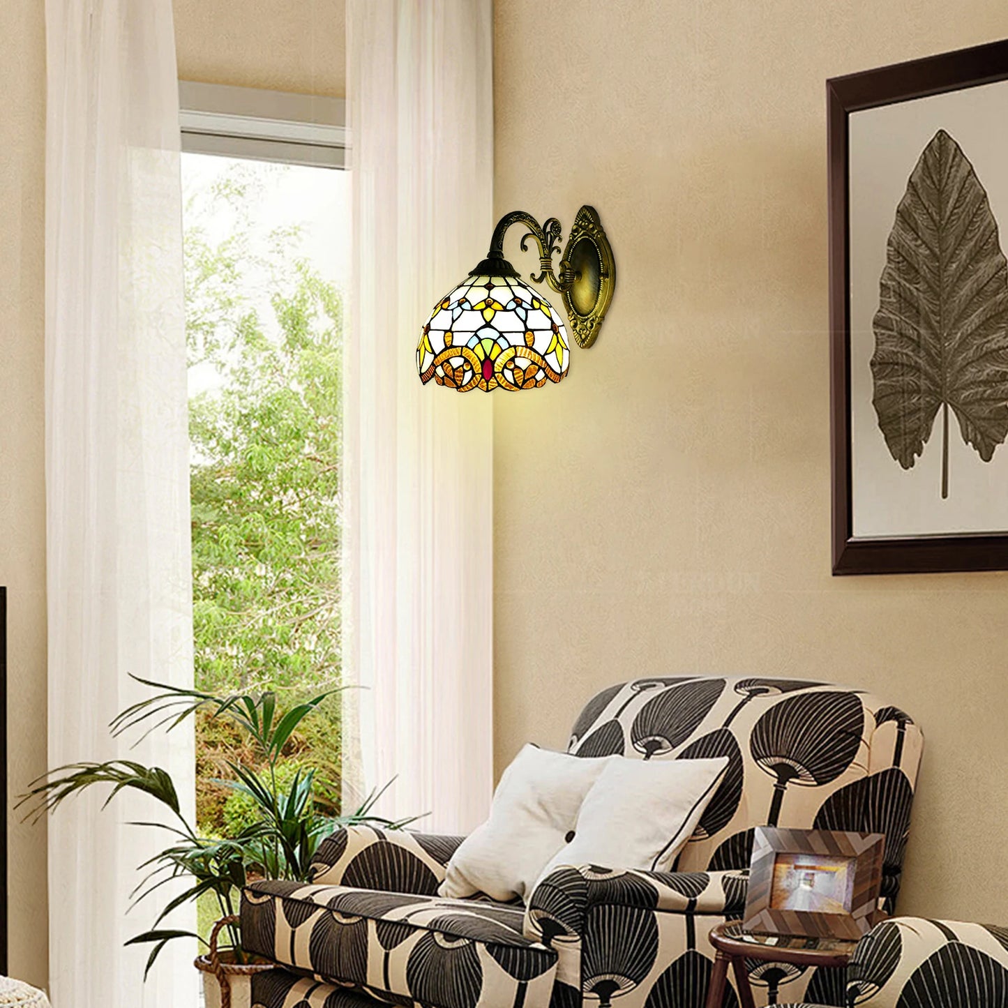 Vintage Dome Wall Lamp Retro Handmade Light For Living Room