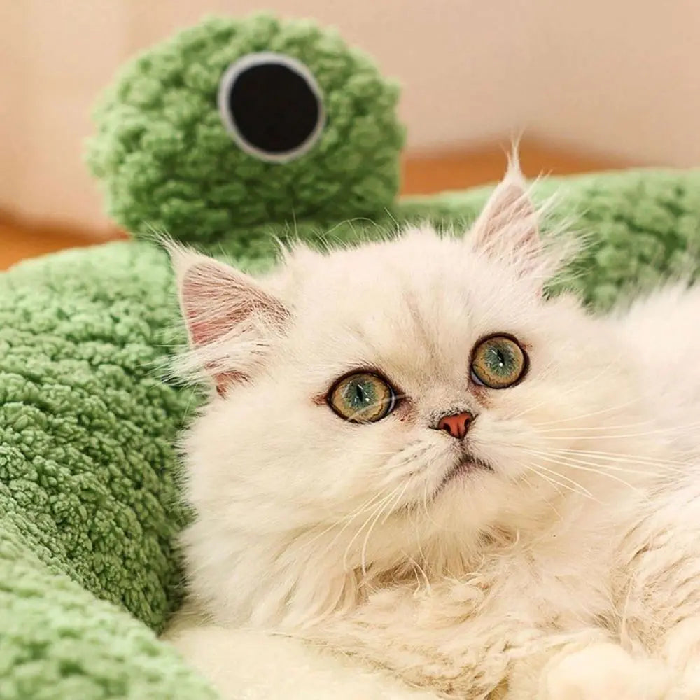 Breathable Plush Dog Bed Open Design Warm Nest For Pets