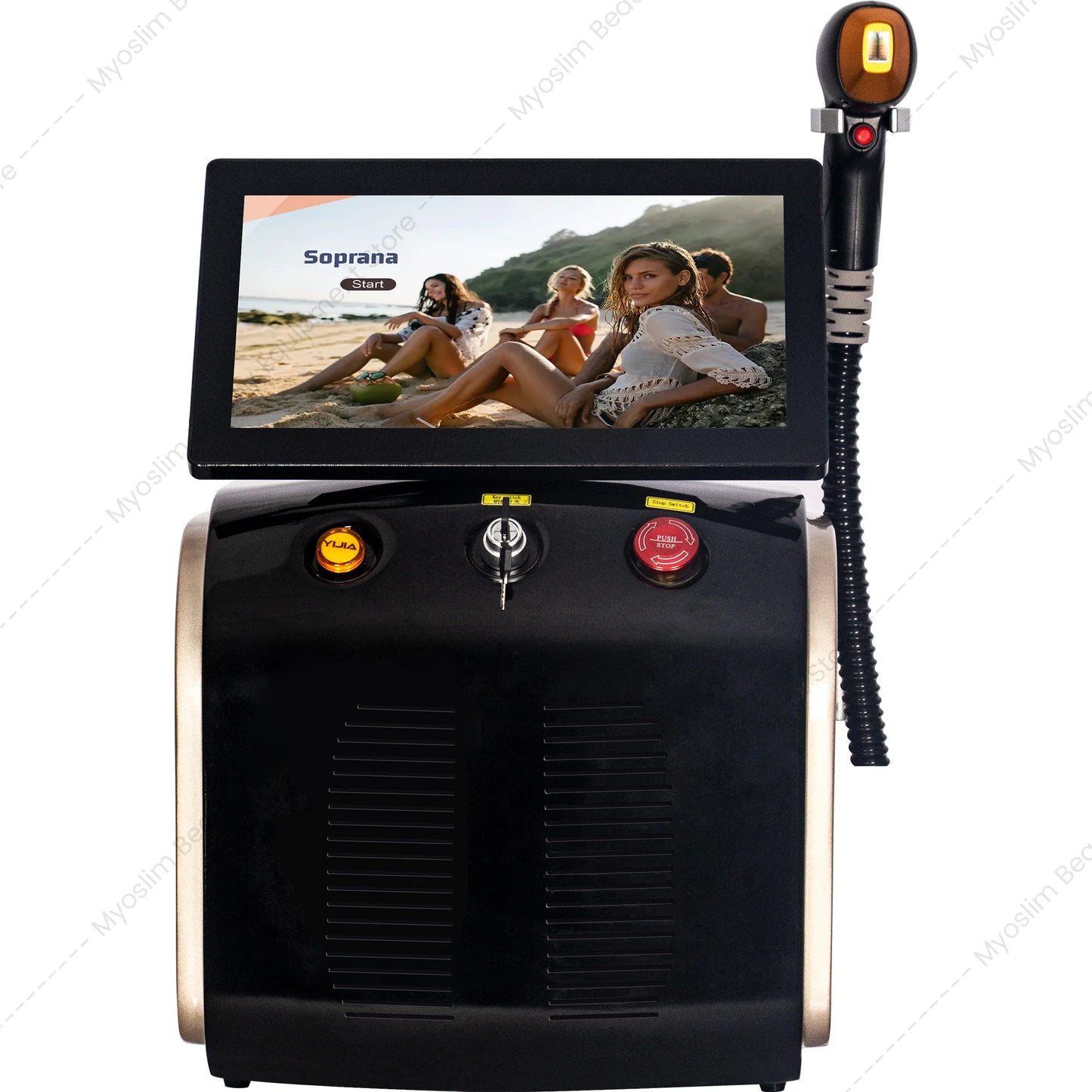 808nm Diode  Hair Removal Machine 4500W Face Permanent Painless Physical Underarm Body Care Depilation Equipment