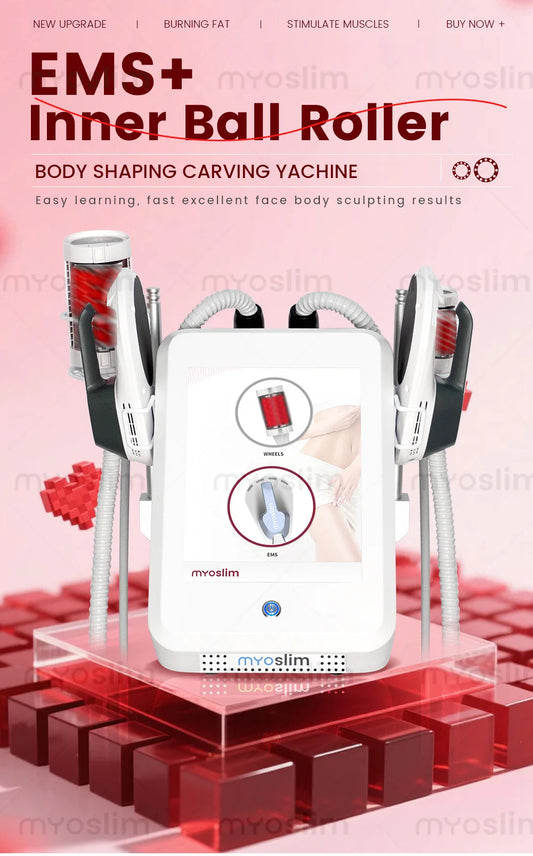 MYOSLIM and EMS Nova Hi-EMT RF Roller 2-in-1 Muscle Gainer Slimming Fitness Machine Health And Beauty Equipment For Salon