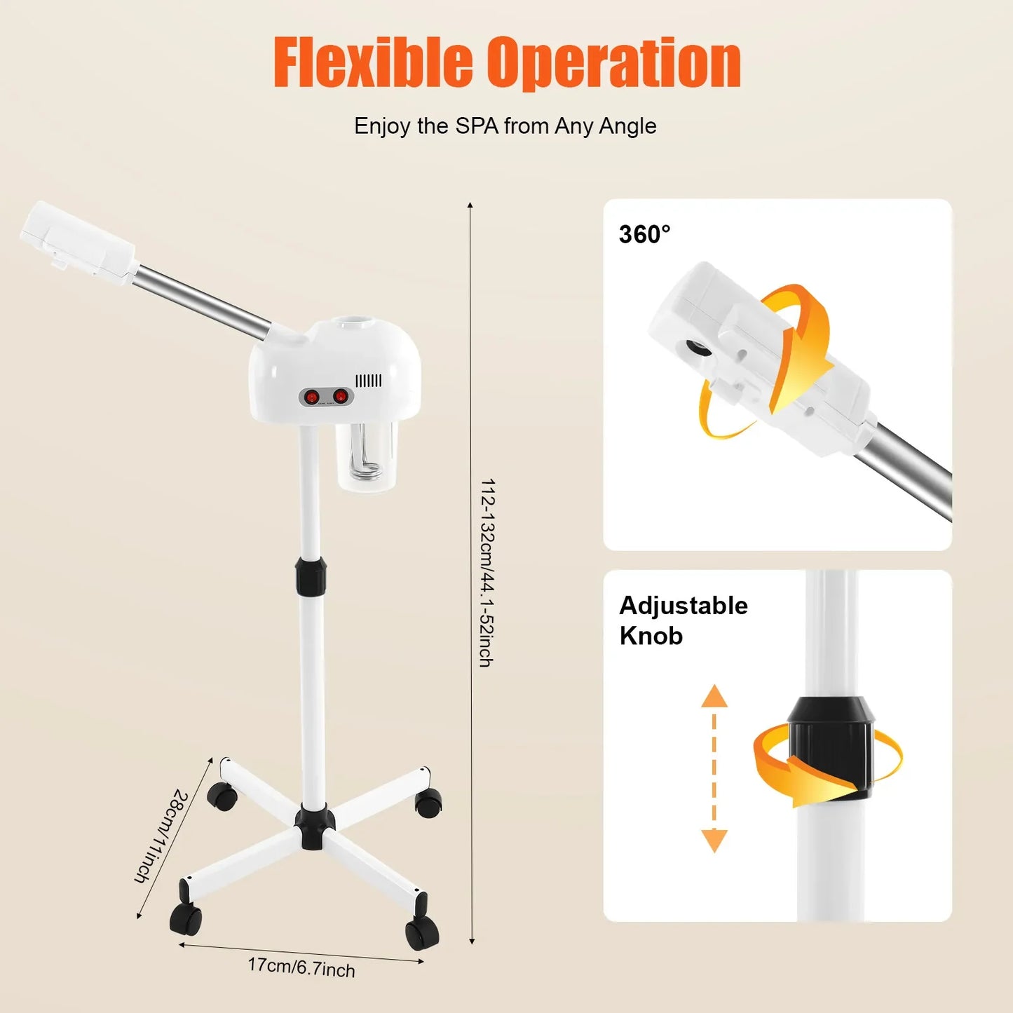 Ozone Facial Steamer For Home Spa Skin Care Treatment