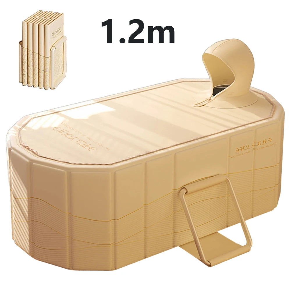 Portable Constant Temperature Foldable Bathtub For Adults With Lid
