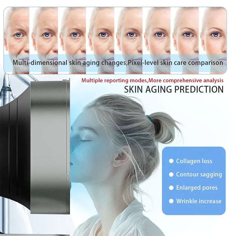 2026 Hot Professional X5 3D Skincare Facial Analyzer Portable HD Camera AI Technology Portable Testing Device for Skin Care