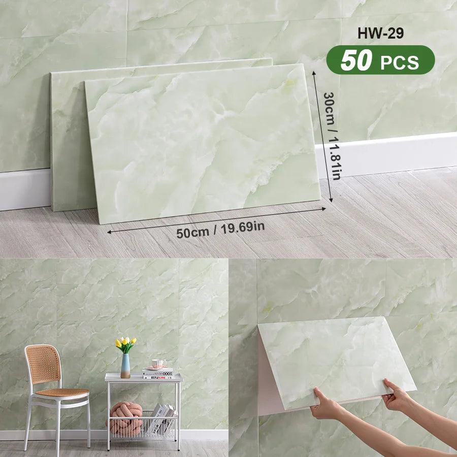3D Self Adhesive Peel And Stick SXP Wall Tiles For Indoor Walls