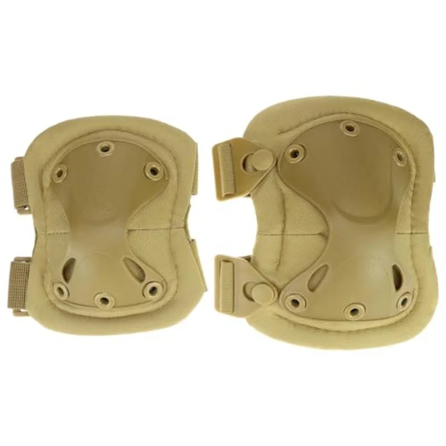 Knee And Elbow Protective Pads Set For Outdoor Paintball Skateboarding