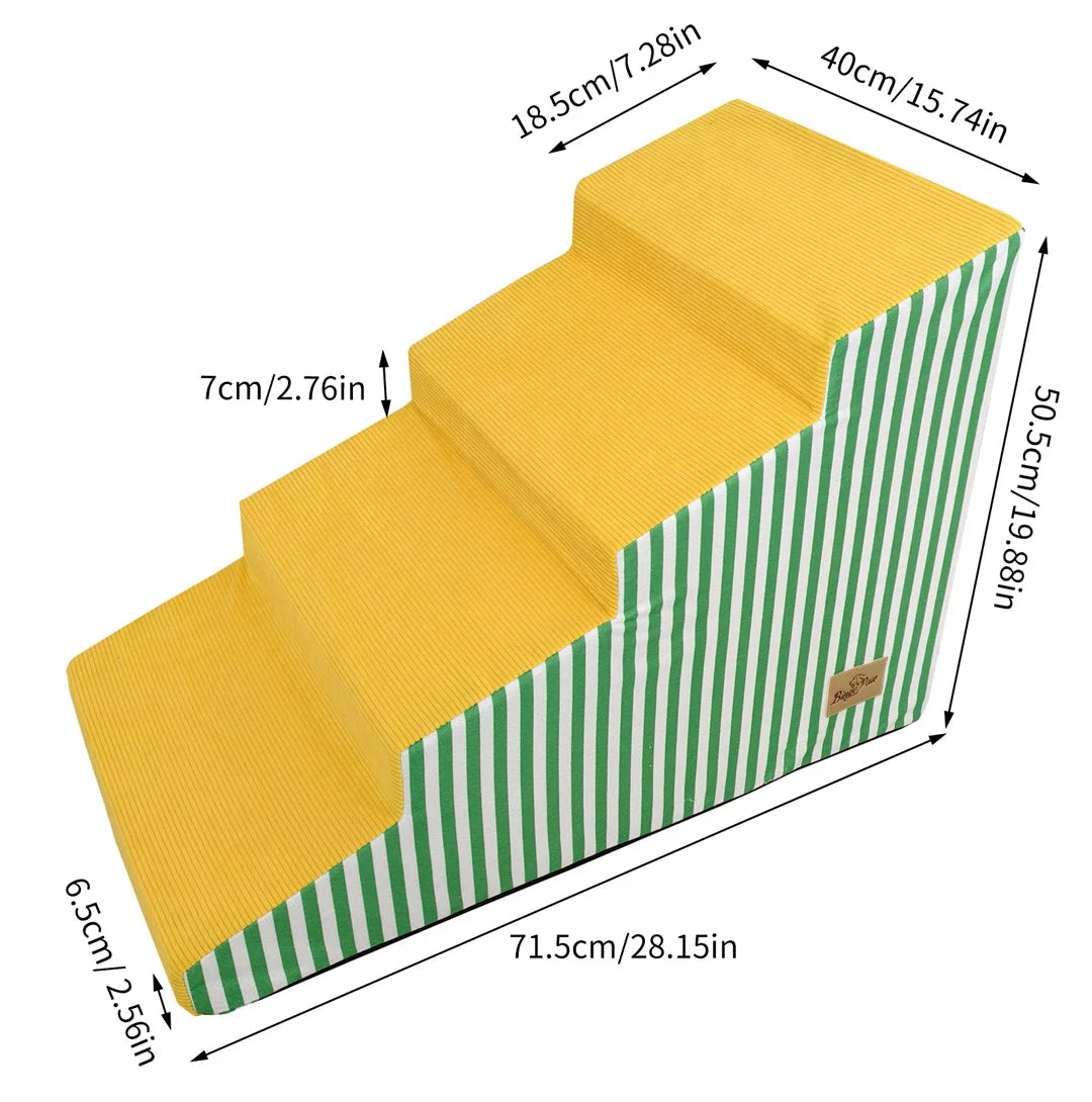 Pet Stairs For Dogs High Density Foam Ramp Safe Access