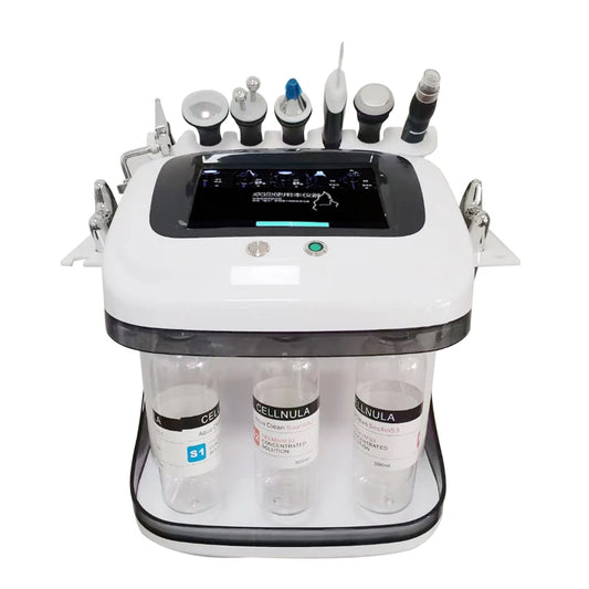 The New 10 In 1 Aqua Peeling Lift Skin Bubble Moisturizer Oxygen Machine Skin Care Cleansing Facial Dermabrasion Equipment