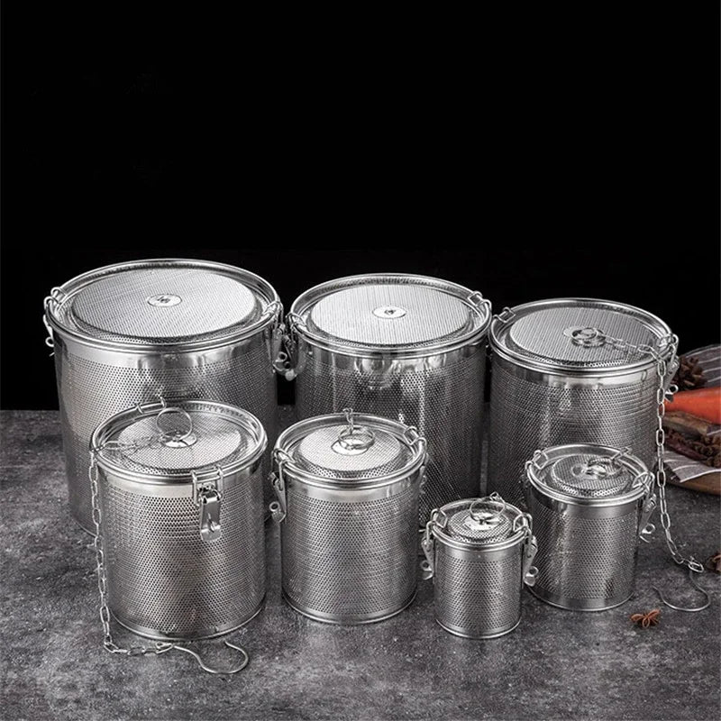 304 Stainless Steel Round Hole Colander Strainer