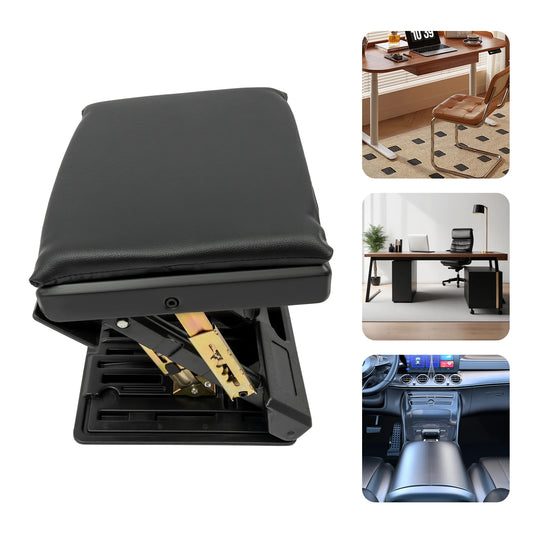 Bymaocar Ergonomic Foldable Footrest Adjustable With Four Height Levels