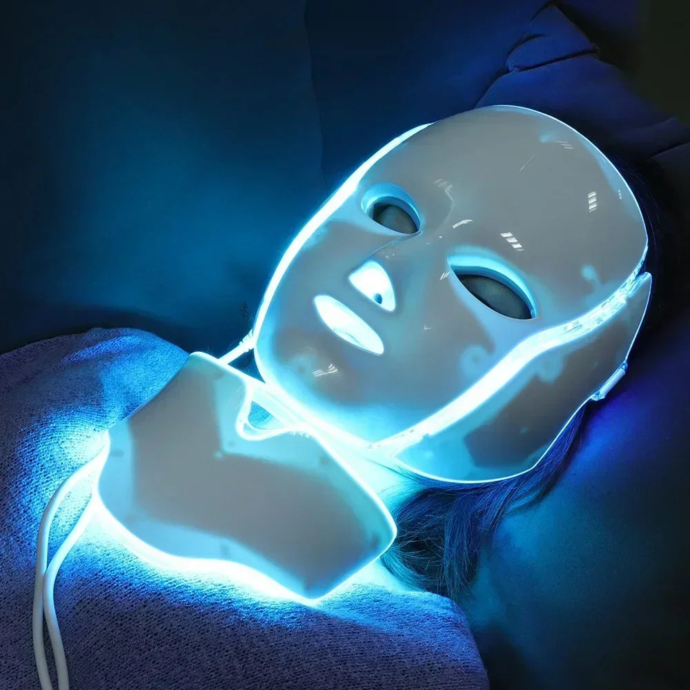 Foreverlily LED Facial Mask for Neck Rejuvenation and Whitening