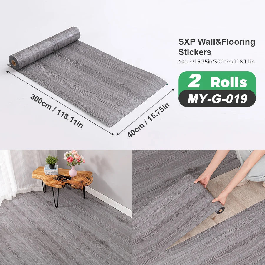 Self Adhesive Wall Floor Sticker Peel And Stick Wood Grain Marble Design
