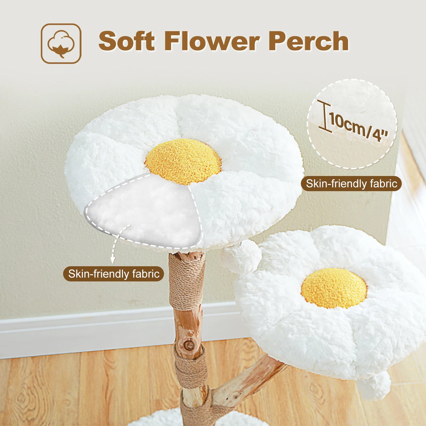 PAWZ Road Flower Cat Tree Indoor Cat Tower Perches