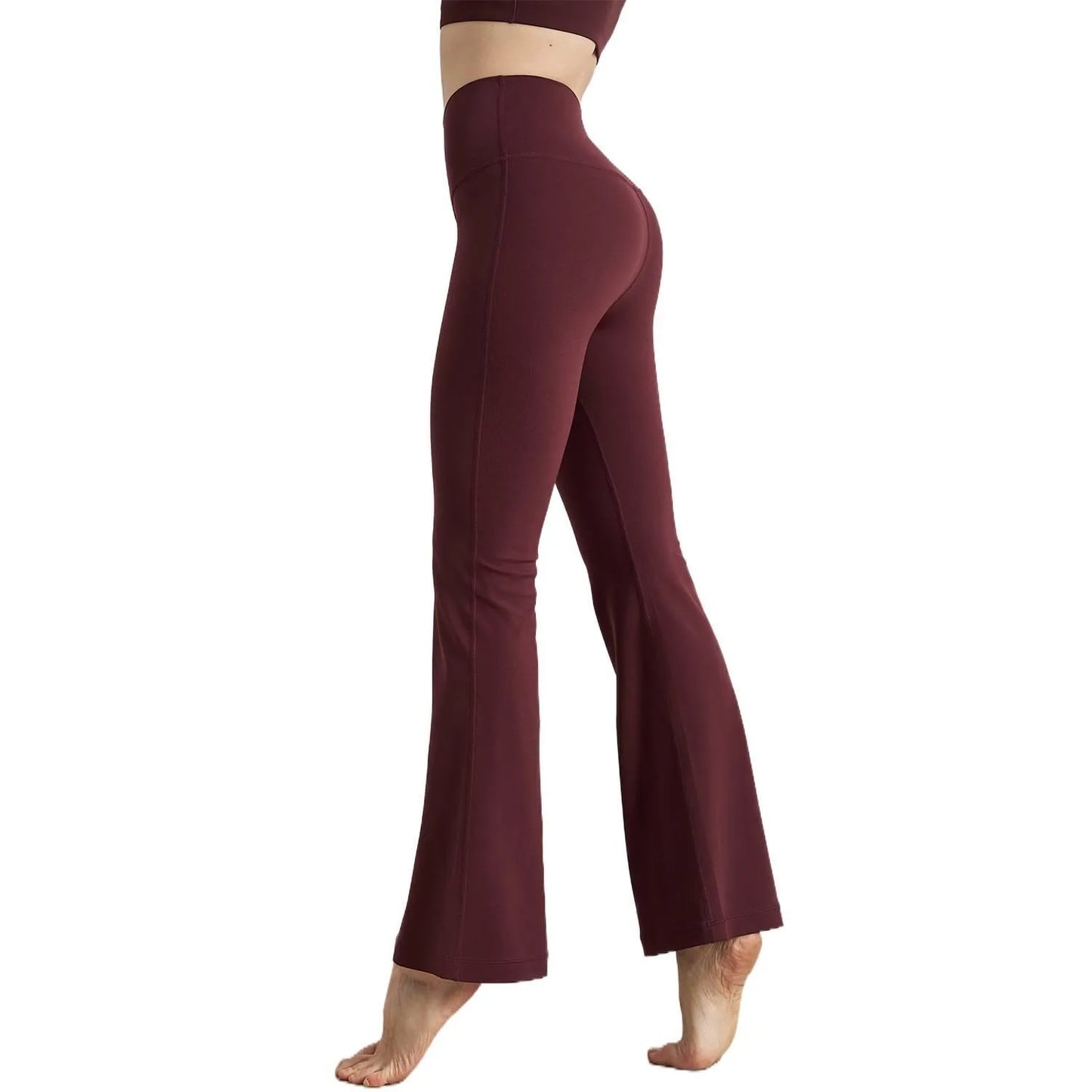 Flared Leggings Women High Waist Yoga Pants Breathable Quick Dry