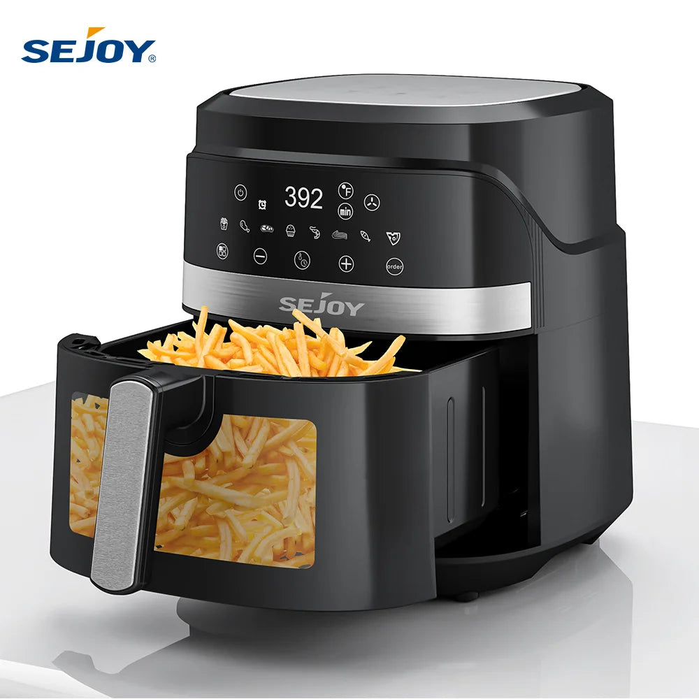SEJOY 8 In 1 Air Fryer 6 Quart Electric Oven Oilless Cooker