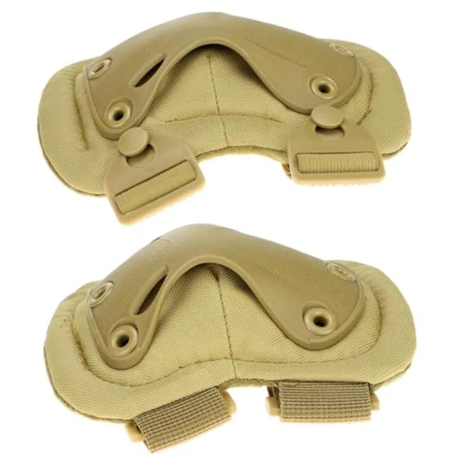 Knee And Elbow Protective Pads Set For Outdoor Paintball Skateboarding