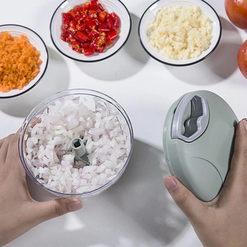 Manual Garlic Press and Meat Mincer Stainless Steel