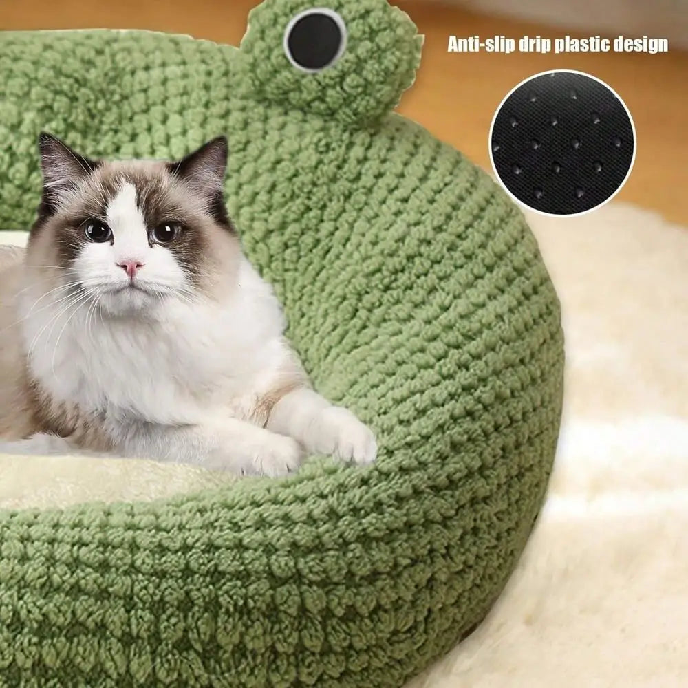 Breathable Plush Dog Bed Open Design Warm Nest For Pets