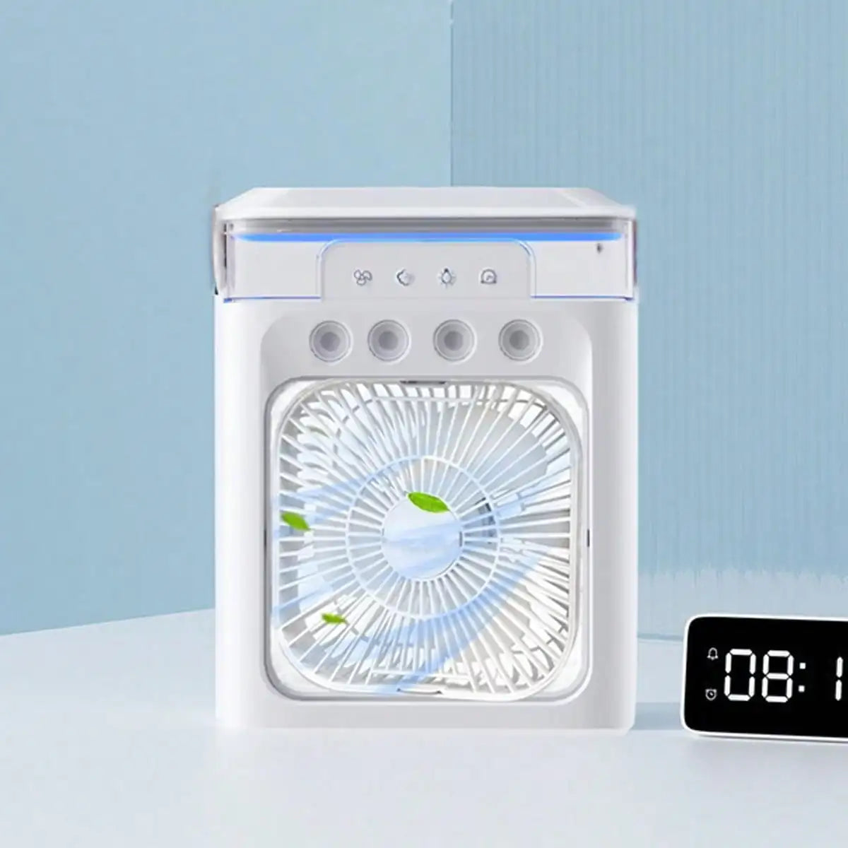 USB Evaporative Cooler Portable AirConditioner Fan Humidifier Misting 3 Speed