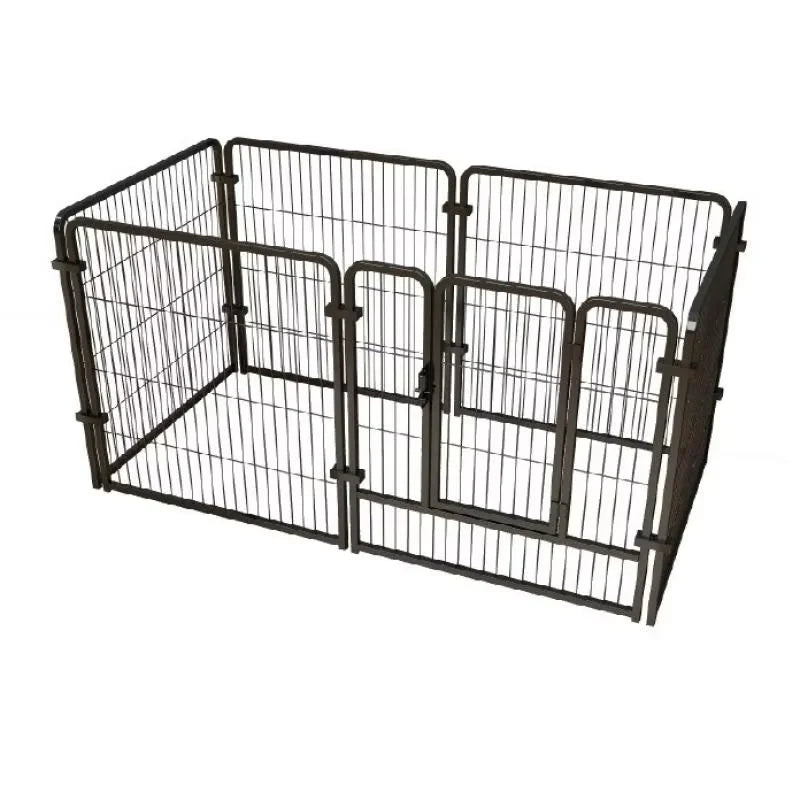 6 Panel Foldable Dog Fence Playpen Heavy Duty Pet Kennel