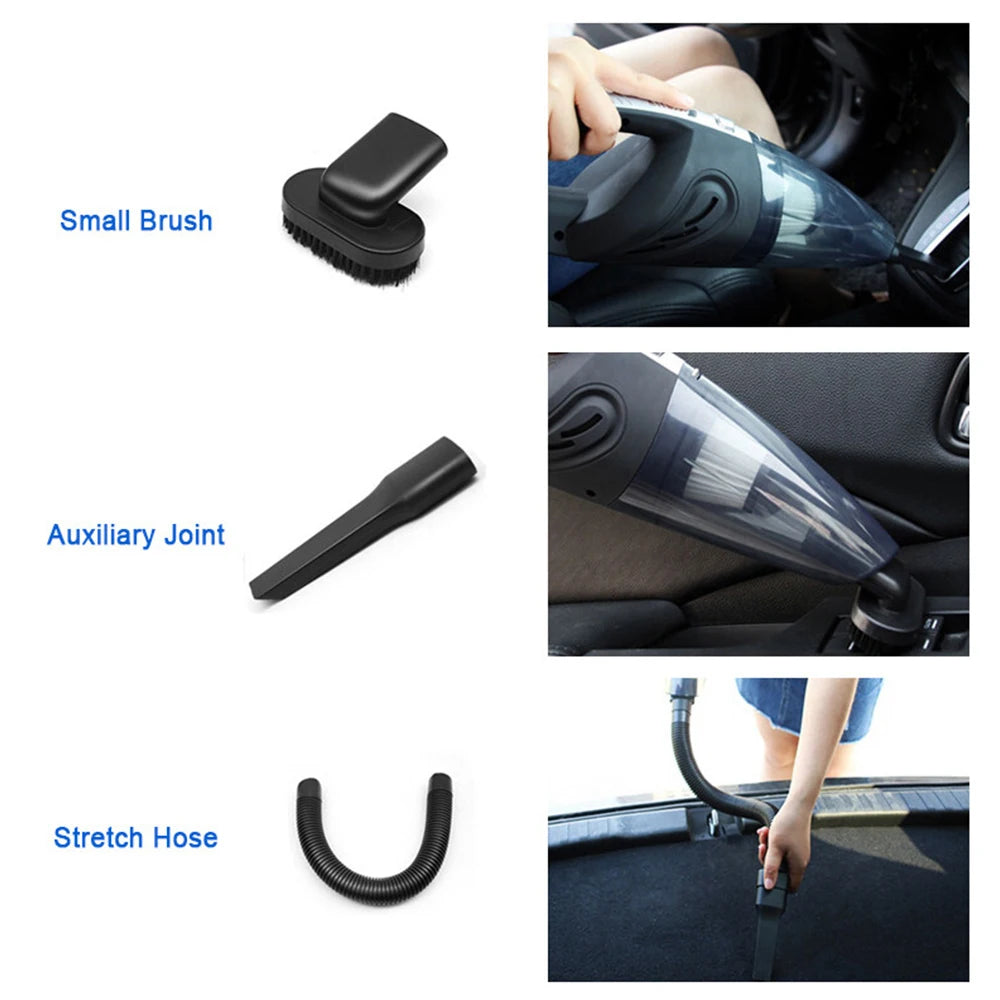 Wireless Handheld Vacuum Cleaner USB Charging Car Portable Wet Dry 12000Pa