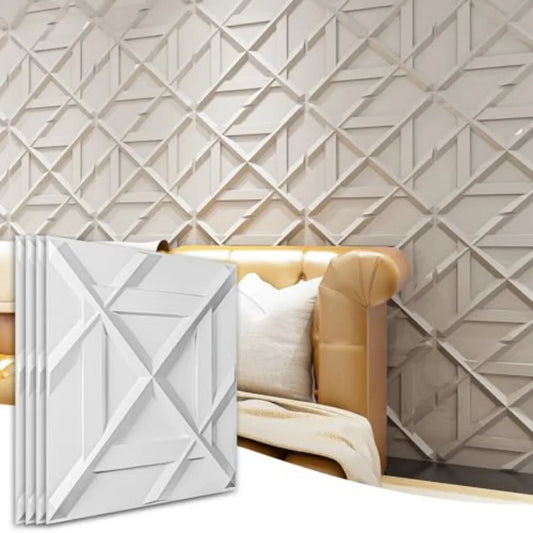 PE 3D Wall Panel Decorative Tile For Interiors And Walls
