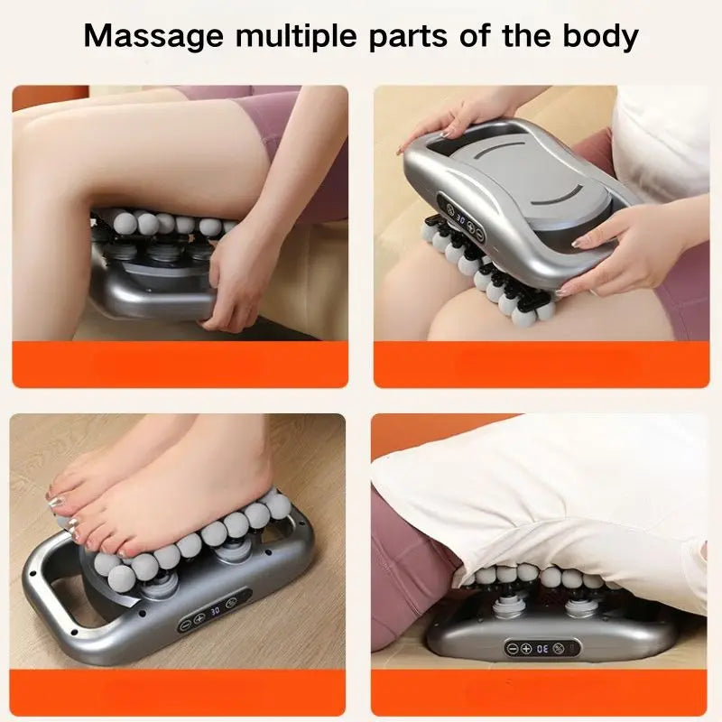 Professional 42-Head Massage Gun With LED Display And 9 Speeds