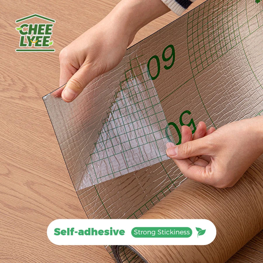 Self Adhesive Wall Floor Sticker Peel And Stick Wood Grain Marble Design