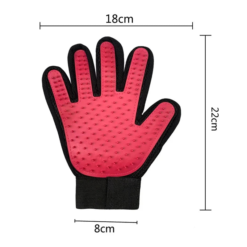 Pet Hair Remover Gloves For Cat And Dog Grooming Essentials