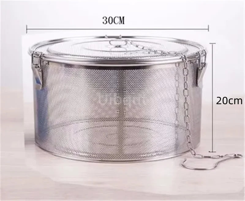 304 Stainless Steel Round Hole Colander Strainer