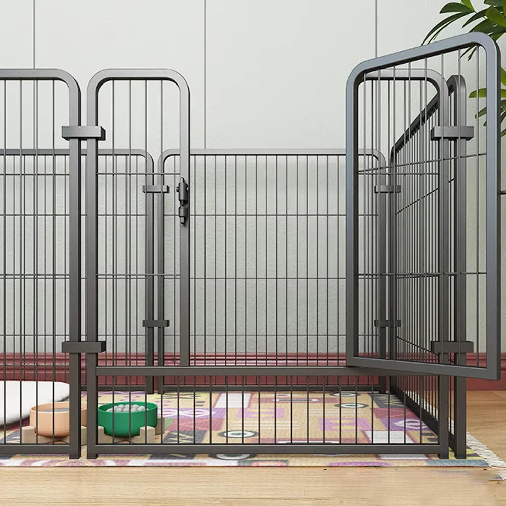 6 Panel Foldable Dog Fence Playpen Heavy Duty Pet Kennel