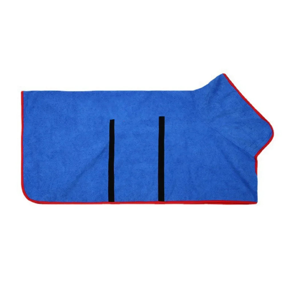 Dog Bathrobe Absorbent Pet Quick Drying Bath Towel For Dogs And Cats