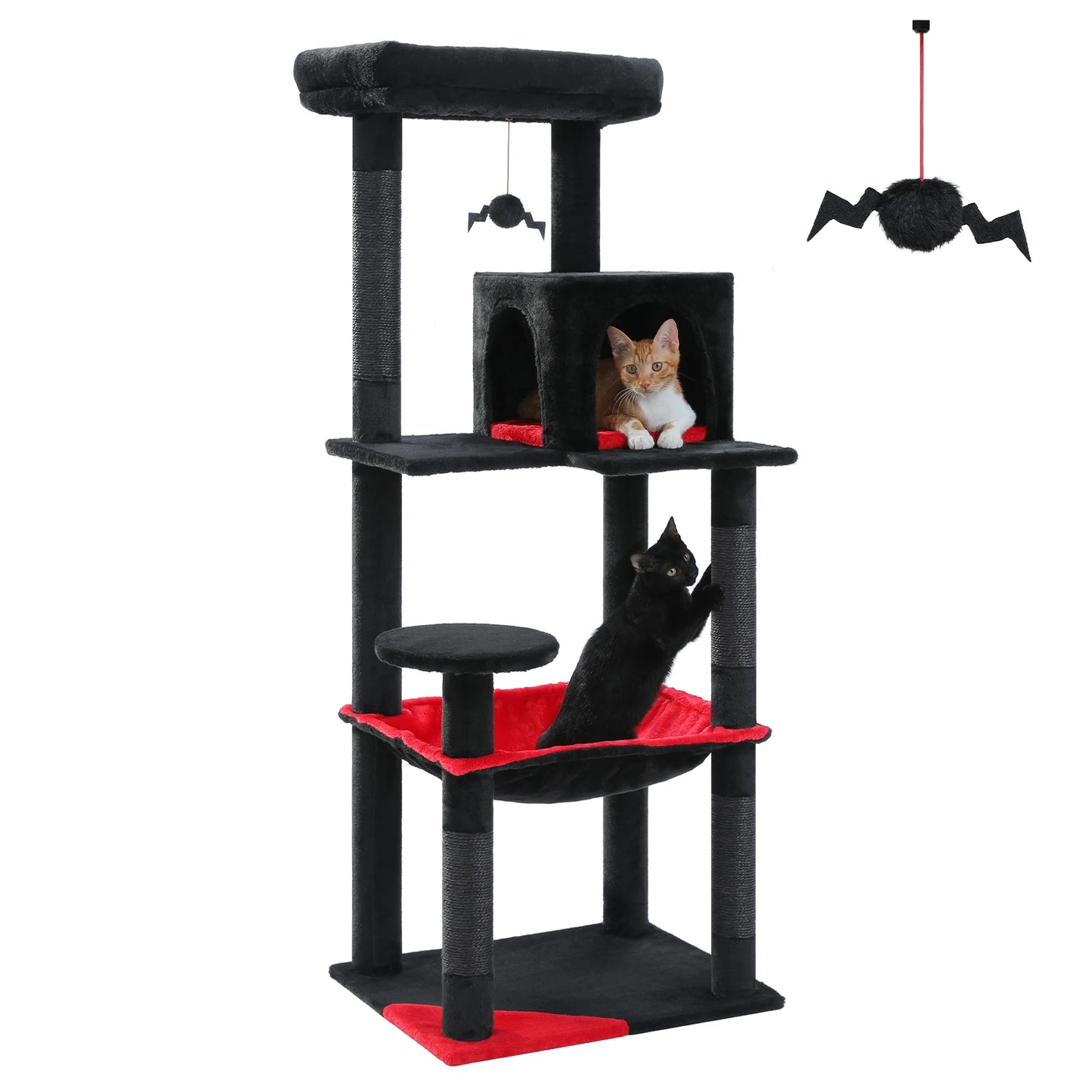 PAWZ Road Five-Level Cat Tree For Indoor Cats Perch Deluxe