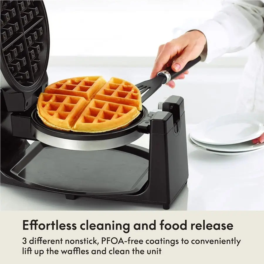 Classic Belgian Waffle Maker With Nonstick Plates And Browning Control
