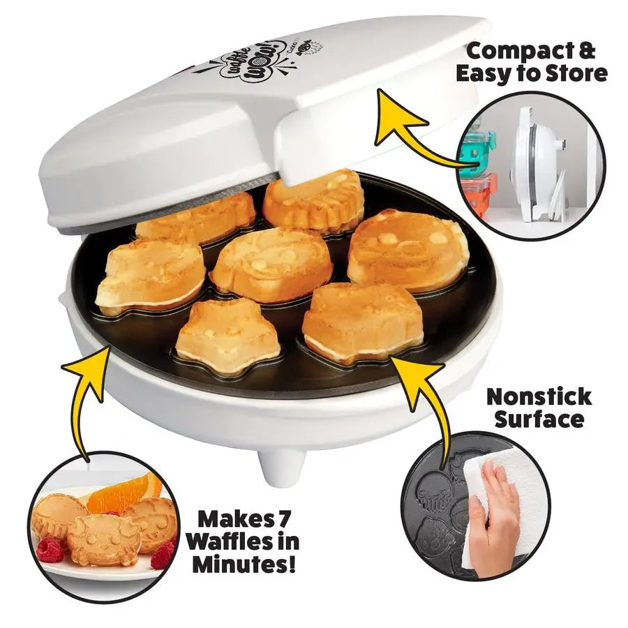 Creature Mini Waffle Maker 7 Ocean Animal Shapes Breakfast Fun