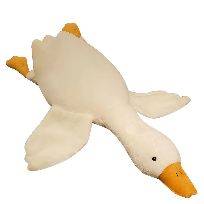 Plush Duck Dog Toy With Realistic Goose Design For Chewing