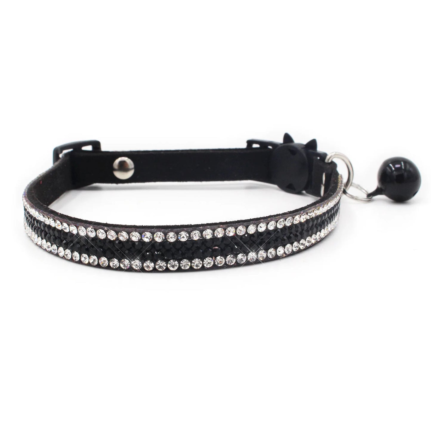 Cat Collar Rhinestone Breakaway Quick Release Safe Kitten
