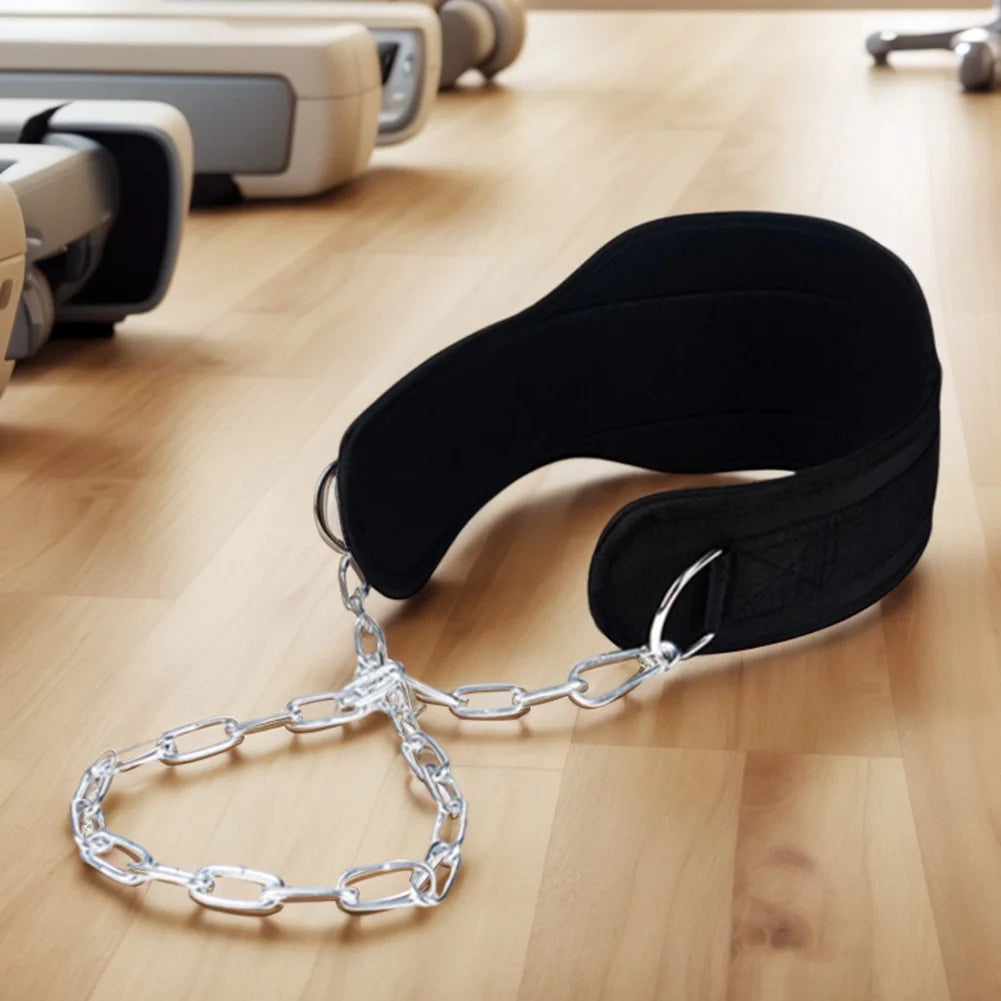 APWIKOGER Weight Lifting Dip Belt With Neoprene Chain