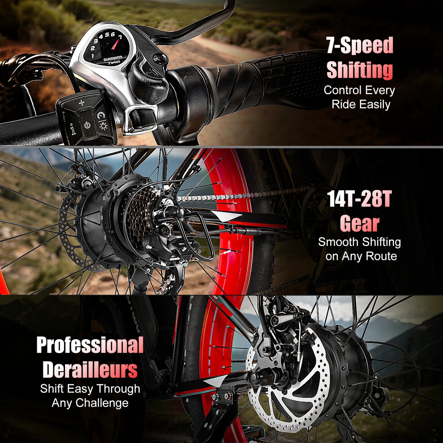 EOEOTWO E01 Fat Tire Electric Bike For Adults All Terrain