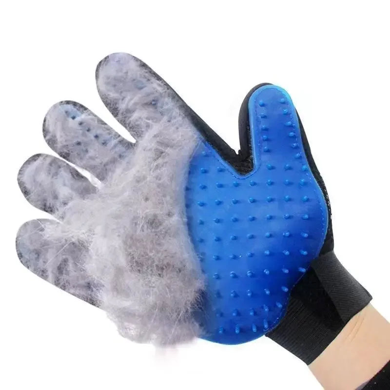 Pet Hair Remover Gloves For Cat And Dog Grooming Essentials