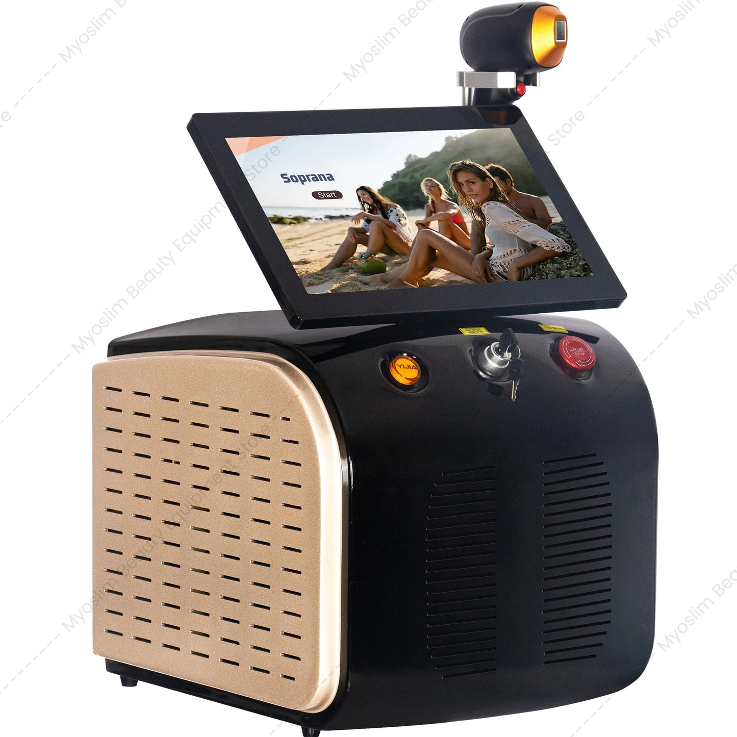 808nm Diode  Hair Removal Machine 4500W Face Permanent Painless Physical Underarm Body Care Depilation Equipment