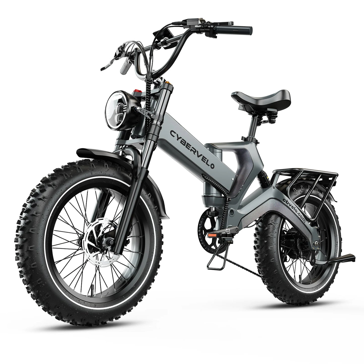 CYBERVELO Fat Tire 2000W Foldable E Bike Removable 48V EK6