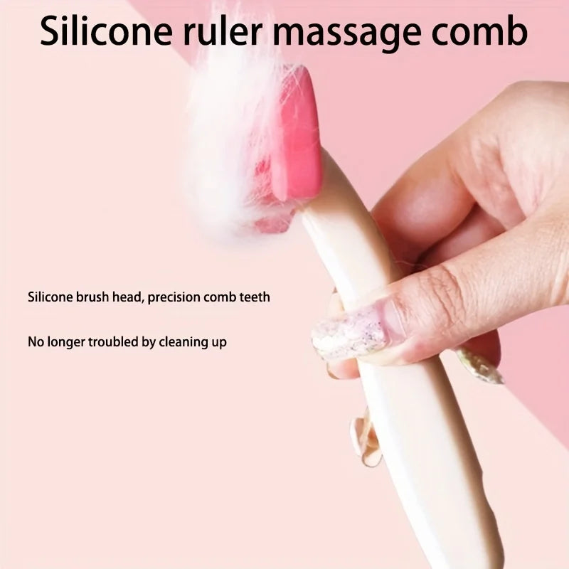 Detachable Rabbit Massage Hair Removal Comb For Rabbits Chinchillas Cats