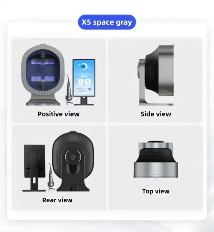 2026 Hot Professional X5 3D Skincare Facial Analyzer Portable HD Camera AI Technology Portable Testing Device for Skin Care