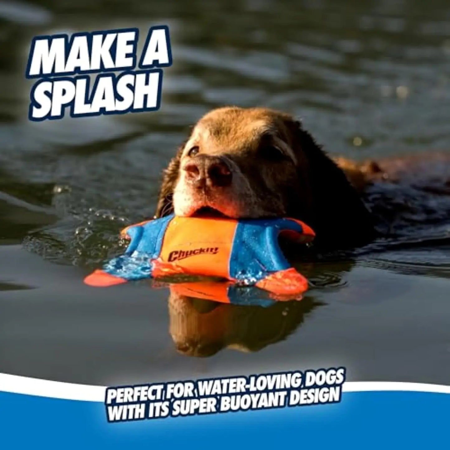 Water Floating Fetch Dog Toy Durable Polyester Canvas