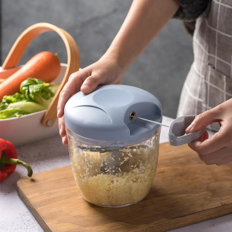 Manual Garlic Press and Meat Mincer Stainless Steel